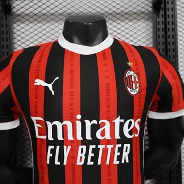 24-25 AC Milan Home Kit Player Version Shirt Football