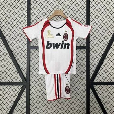 06-07 AC Milan Retro Kid UCL Final Version Kits Sets Jersey Supplier Yupoo6