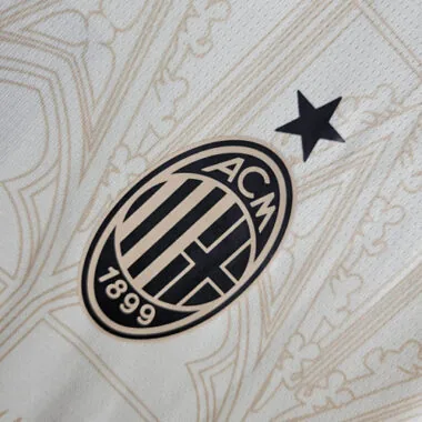23-24 AC Milan Fouth Kit Beige Shirt Jerseys World