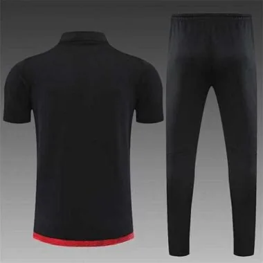 AC Milan Polo blackred Team Badge