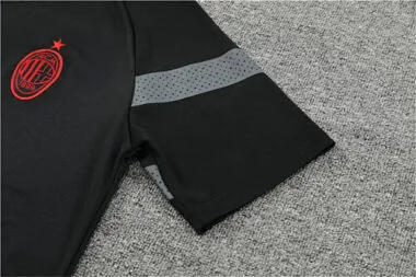 22-23 AC Milan Training Kit Black