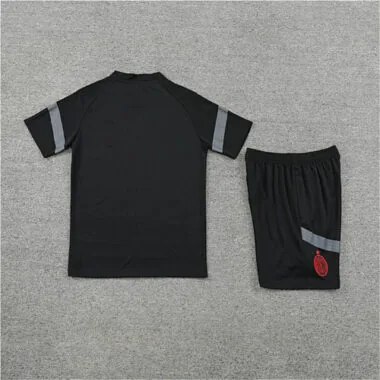 22-23 AC Milan Training Kit Black