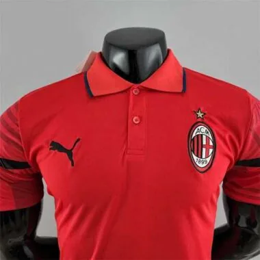 22-23 AC Milan red POLO