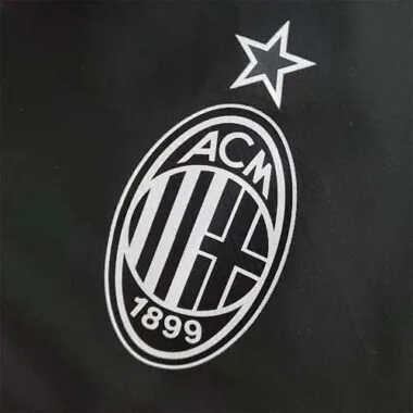 21-22 AC Milan blackwhite windbreaker