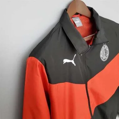 21-22 AC Milan blackwhite windbreaker