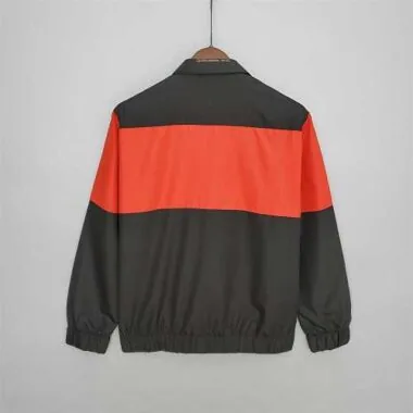 21-22 AC Milan blackwhite windbreaker