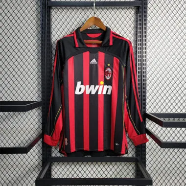 06-07 AC Milan home long sleeve