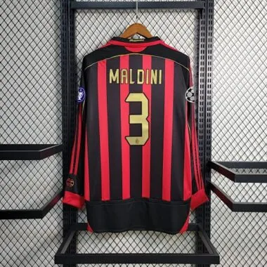 06-07 AC Milan home long sleeve