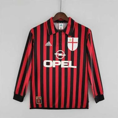 99-00 AC Milan home long sleeve
