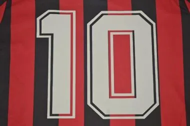 88-89 AC Milan home redblack