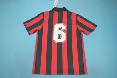 88-89 AC Milan home redblack