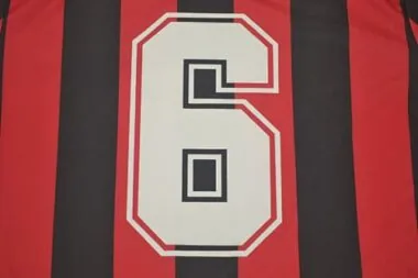 88-89 AC Milan home redblack