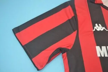 88-89 AC Milan home redblack