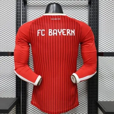 26-27 Bayern Home Long Sleeves Kit Player Version Soccer T-Shirt