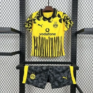 25-26 Dortmund Yellow Special Kids Kit Soccer T-Shirt AAAAJersey Supply Yupoo