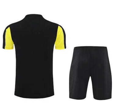 25-26 Dortmund Black&amp;Yellow Training Kits Football Tracksuits