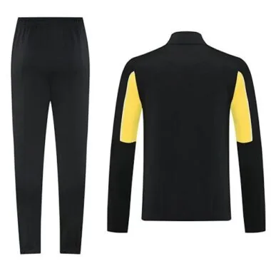 25-26 Dortmund Black&amp;Yellow Football Tracksuits Long Jacket Suits