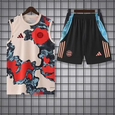 25-26 Bayern Munich Training Kits Football Vest Suits