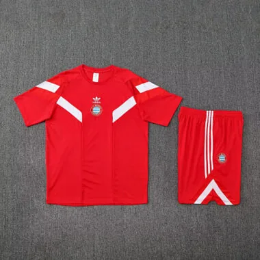 25-26 Bayern Munich Original Red Training Kits Football Tracksuits