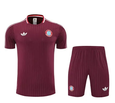 25-26 Bayern Munich OG Red Training Kits Football Tracksuits
