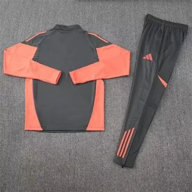 25-26 Bayern Munich Grey Training Kits Long Football Tracksuits
