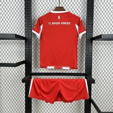 25-26 Bayern Munich Home Kid Kits Youth Apparels Joy