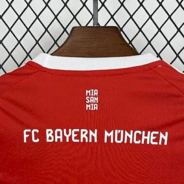 25-26 Bayern Munich Home Kid Kits Youth Apparels Joy