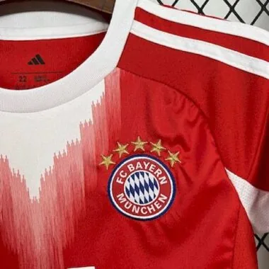 25-26 Bayern Munich Home Kid Kits Youth Apparels Joy
