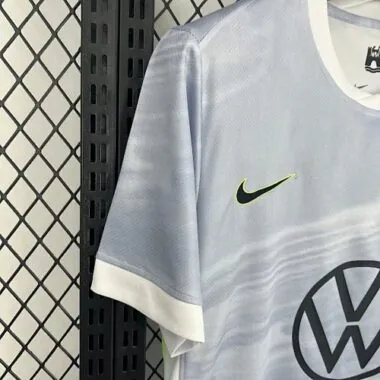 25-26 Wolfsburg Away Kit Soccer