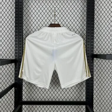 25-26 Bayern Munich White Kit 125th Anniversary Edition Shorts Soccer