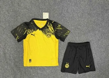 25-26 Dortmund Home Kids Kit Soccer AAAAJersey Yupoo