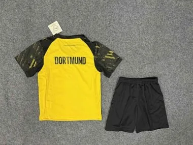 25-26 Dortmund Home Kids Kit Soccer