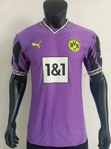 25-26 Dortmund Purple Kit Special Edition Player Version Soccer AAAAJersey Yupoo