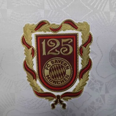 25-26 Bayern Munich White Kit 125th Anniversary Edition Player Version Soccer