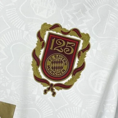 25-26 Bayern Munich White Kit 125th Anniversary Edition Soccer