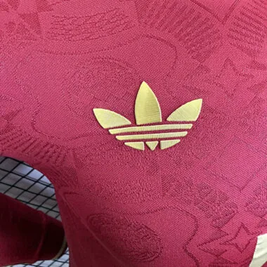 25-26 Bayern Munich Red Long Sleeve Kit 125th Anniversary Edition Player Version Soccer AAAAJer