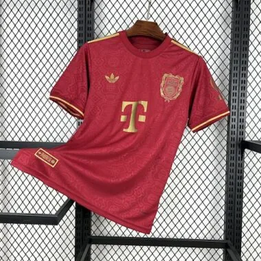 25-26 Bayern Munich Red Kit 125th Anniversary Edition Soccer AAAAJersey Yupoo