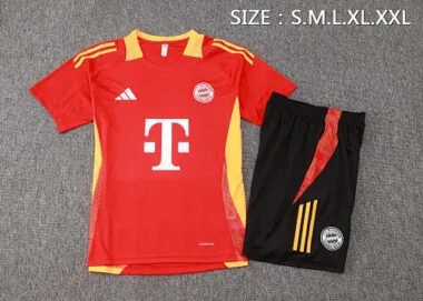 24-25 Bayern Munich Red Training Soccer AAAAJersey Yupoo