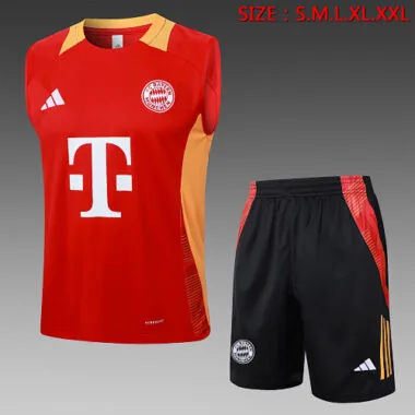 24-25 Bayern Munich Red Vest Soccer AAAAJersey Yupoo