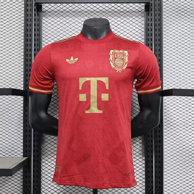 25-26 Bayern Munich Red Kit 125th Anniversary Edition Player Version Soccer AAAAJersey Yupoo