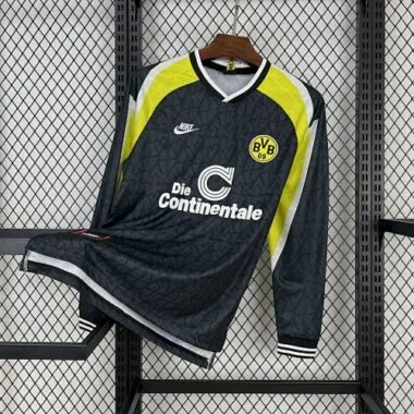 95-96 Dortmund Away Long Sleeves Retro Soccer AAAAJersey