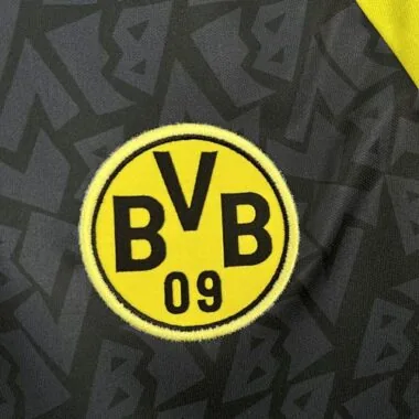 Camisa de futebol retro de manga comprida do Dortmund (jogo fora de casa) de 95-96