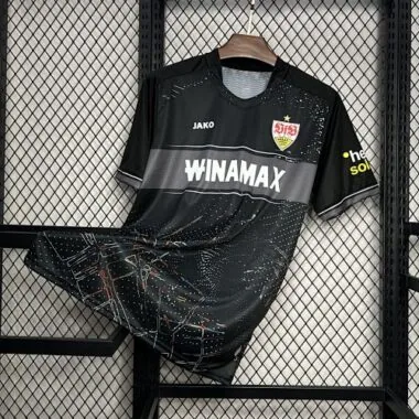 24-25 Stuttgarts Third Black Kit Football AAAAJersey