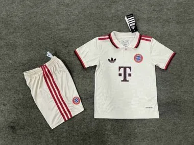 24-25 Bayern Munich Away Kids Kit Football AAAAJersey