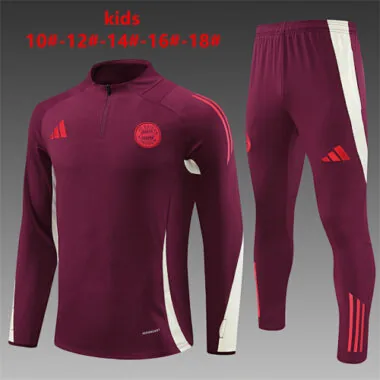 24-25 Bayern Kids Long Sleeve Training Suit Football Shirts(1)