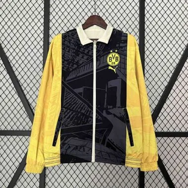 2024 Dortmund Trench Coat Reversible Windbreaker Double-Sides Jacket Sport AAAAJersey Yupoo