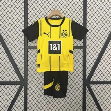 24-25 Dortmund BVB Home Kid Kits Youth Apparels AAAAJersey Supplier Yupoo