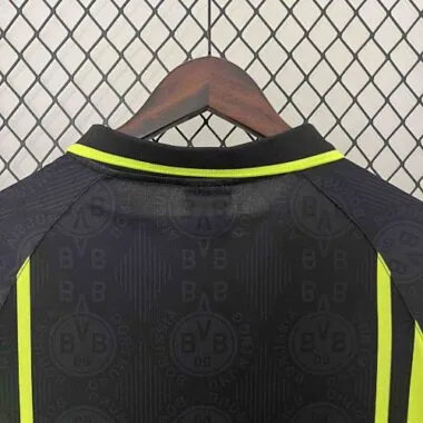 Camisa Retro do Dortmund para Jogos Fora de Casa de 96-97 – Camisa Vintage – A Melhor