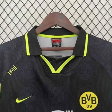 Camisa Retro do Dortmund para Jogos Fora de Casa de 96-97 – Camisa Vintage – A Melhor
