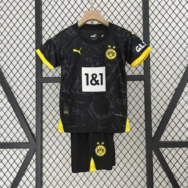 23-24 Dortmund away kid kit Best Soccer Jersey
